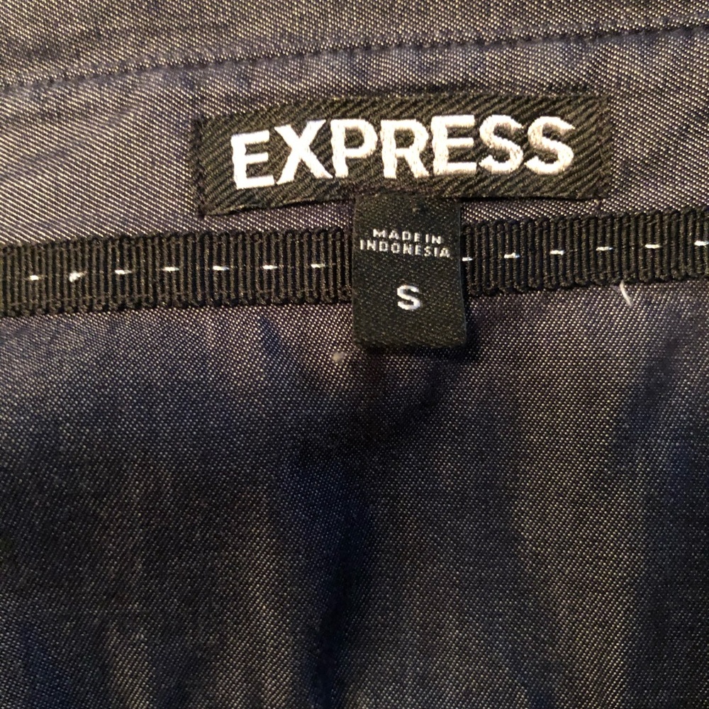 Express Denim Button Down - Picture 7 of 8